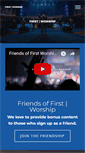 Mobile Screenshot of firstworship.com